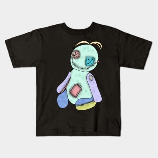 Voodoo doll smile Kids T-Shirt